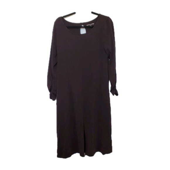 Soft Surroundings Dresses & Skirts - Soft Surroundings Heather Brown Espresso Boho Lagenlook Annette Long Dress Lrg